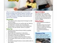 NFPA Lithium-Ion Battery Safety Flyer - English