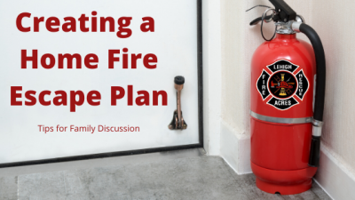 Title of Blog and graphic of fire extinguisher. 