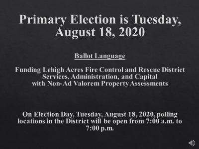 Ballot Title and Election Date Information