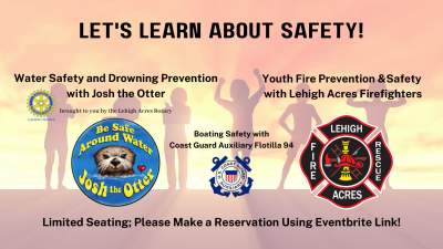 Water and Fire Safety Event Flyer